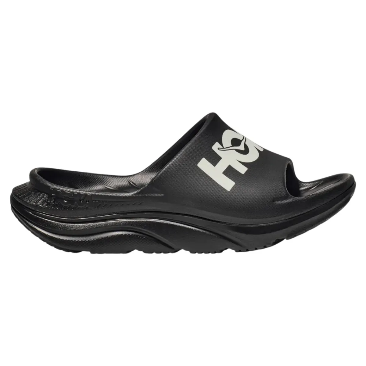 Hoka Casual Shoes|Sandals And Mules<Unisex Ora Athletic Slides Black/White