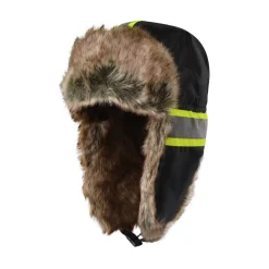 Winter Hat with Security Reflective Stripes