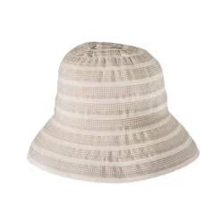 Women's Brizo-Rubbon Striped Cloche Hat