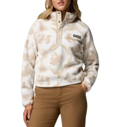 Women's Helvetia™ II Printed Cropped Half Snap Fleece Pullover