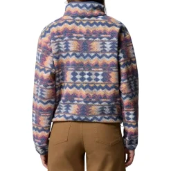Women's Helvetia™ II Printed Cropped Half Snap Fleece Pullover