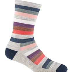 Women's Mystic Stripe Crew Lightweight Lifestyle Socks