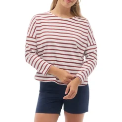 Women's NEWPORT 7/8 Sleeves Breton Top
