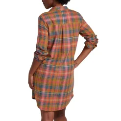 Women's Re-Form Long Sleeve Flannel Shirtdress