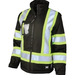 Women's SJ46 Poly Oxford 5-In-1 Safety Jacket