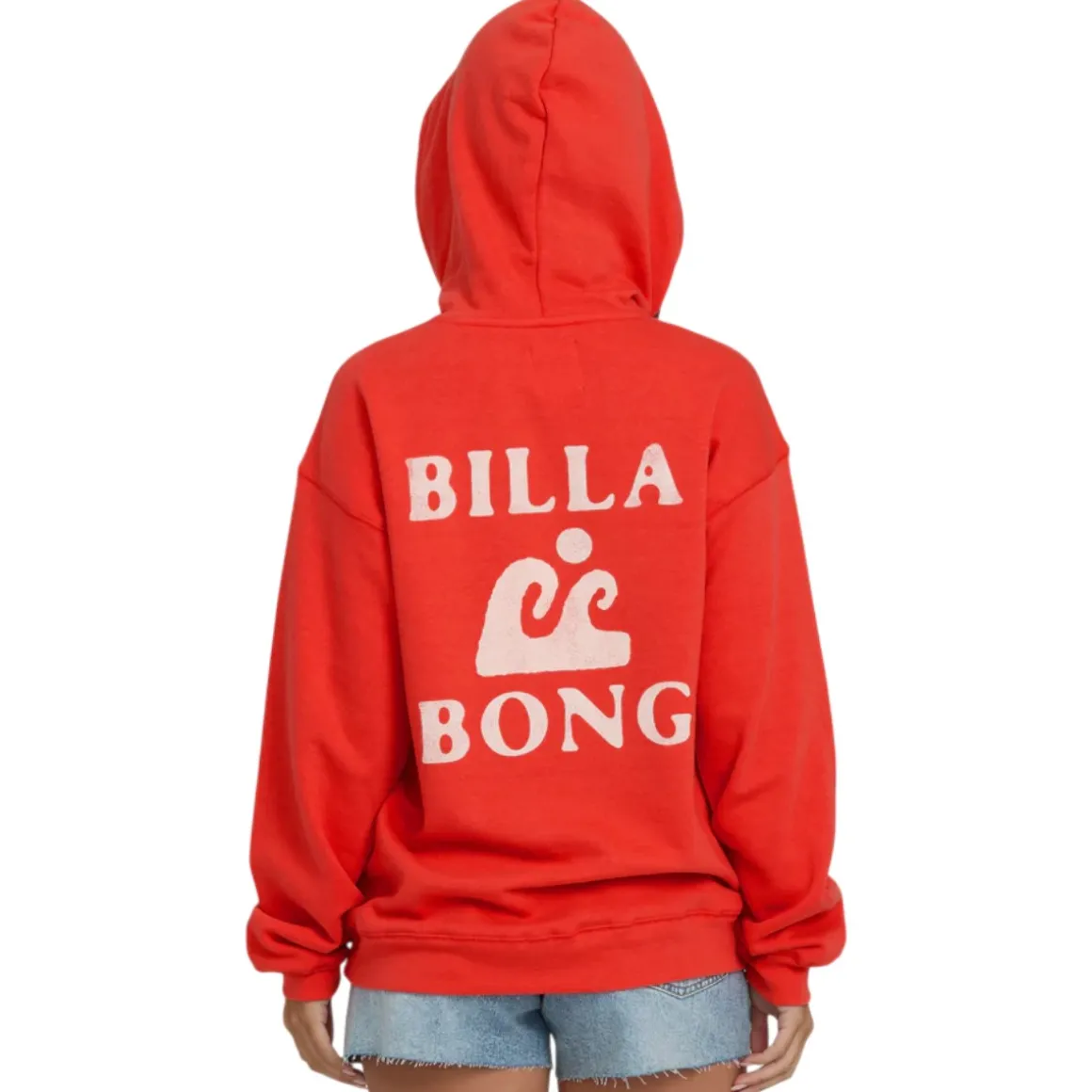 Women's Surfing In Town Pullover Fleece Hoodie