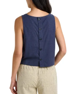 Women's Taj Hemp Button Back Tank