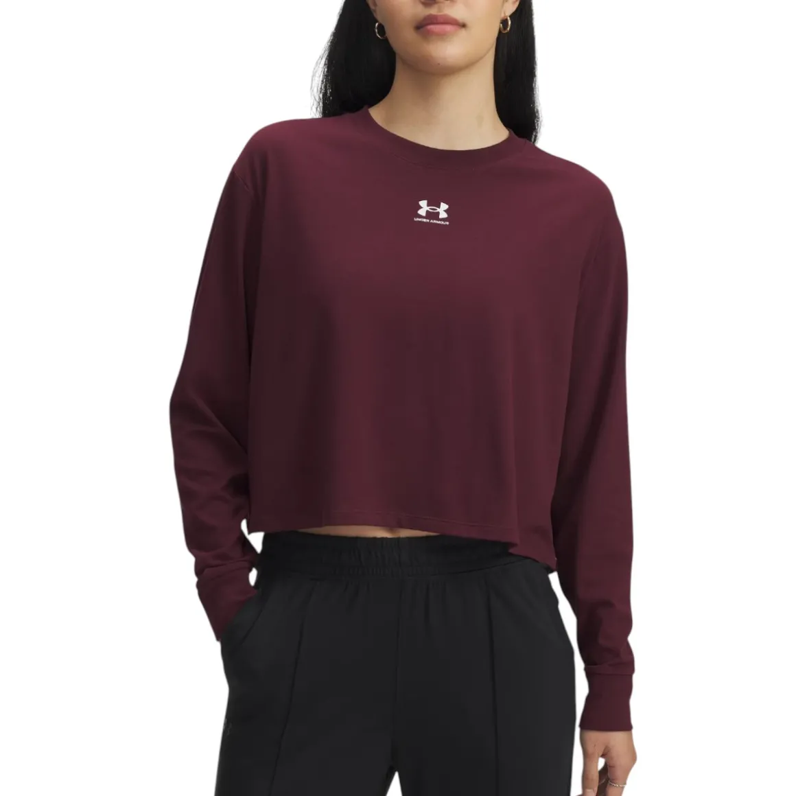 Women's UA Rival Boxy Long Sleeve