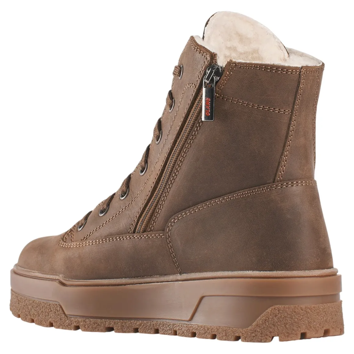 Women's Zip-Up Lace-Up Spiked Tara Boots