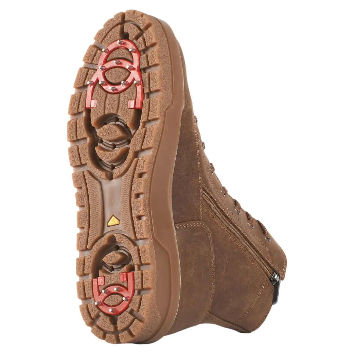 Women's Zip-Up Lace-Up Spiked Tara Boots