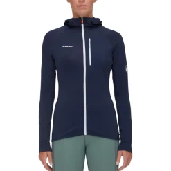 Mammut Sweaters|Shirts<Women's Aenergy Light Mid Layer Hooded Jacket Navy