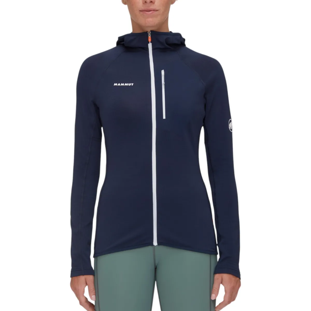 Mammut Sweaters|Shirts<Women's Aenergy Light Mid Layer Hooded Jacket Navy