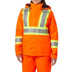 Helly Hansen Workwear Safety Equipment|Safety Shoes<Women’s Alta Hi Vis CSA Winter Jacket Orange