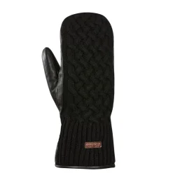 Kombi Belts|Hats And Caps<Women's Ariana Knit and Leather Mittens
