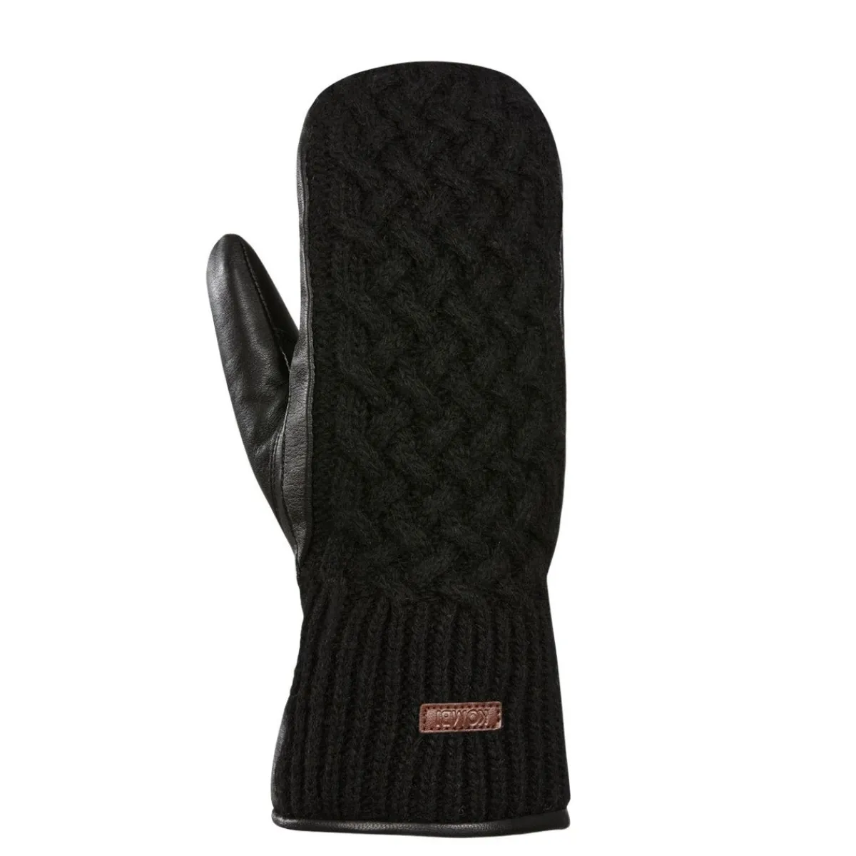 Kombi Belts|Hats And Caps<Women's Ariana Knit and Leather Mittens