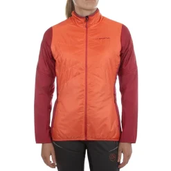 La Sportiva Insulated Jackets|Windbreaker Jackets<Women's Ascent Primaloft Jacket Flamingo/Velvet