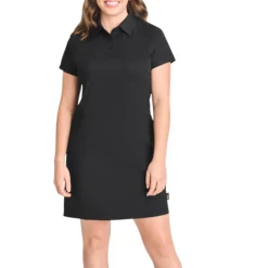 Chlorophylle Sweaters|Shirts<Women's Avila Polo Dress Pure Black