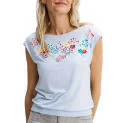 Message Factory Sweaters|Shirts<Women's Batiscan T-Shirt Blue