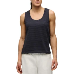 Black Diamond Equipment Sweaters|Shirts<Women's BD Stripe Tank Long Black-Carbon