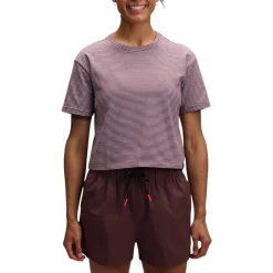 Black Diamond Equipment Sweaters|Shirts<Women's BD Stripe T-Shirt Fig-Soft Lilac