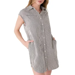 Lolë Sweaters|Shirts<Women's Bella Dress Bella Stripe Abalone