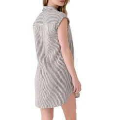 Lolë Sweaters|Shirts<Women's Bella Dress Bella Stripe Abalone