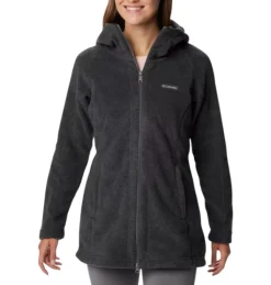 Columbia Sweaters|Shirts<Women's Benton Springs II Long Polar Hoodie Charcoal Heather