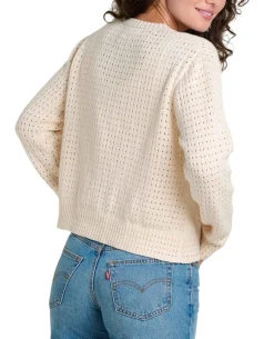 Toad and Co. Sweaters|Shirts<Women's Bianca Pointelle Cardigan Salt