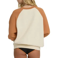 Billabong Sweaters|Shirts<Women's Blissed Out Crew Neck Sweater Caramel Cafe