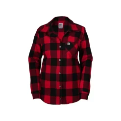 Big Bill Safety Equipment|Safety Shoes<Women's Brawny Flannel Work Shirt Red