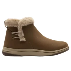 Clarks Casual Shoes|Sandals And Mules<Women's Breeze Fur Boots Dark Tan