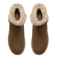 Clarks Casual Shoes|Sandals And Mules<Women's Breeze Fur Boots Dark Tan