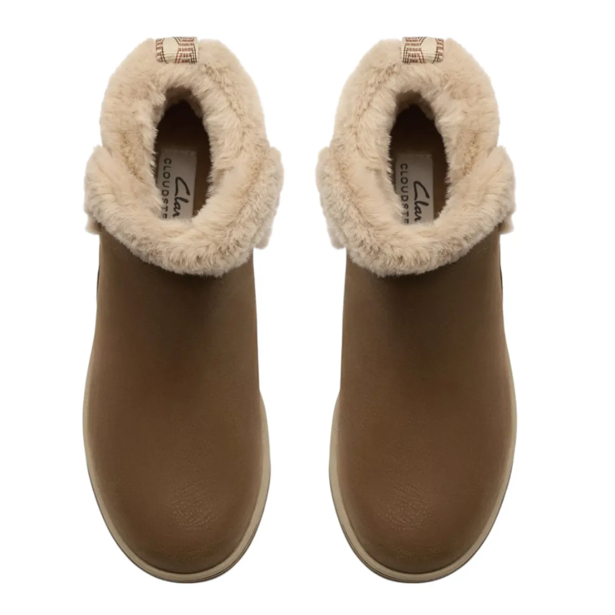 Clarks Casual Shoes|Sandals And Mules<Women's Breeze Fur Boots Dark Tan