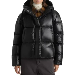 Kanuk Insulated Jackets|Windbreaker Jackets<Women's Calixa Cropped Down Puffer Glossy black