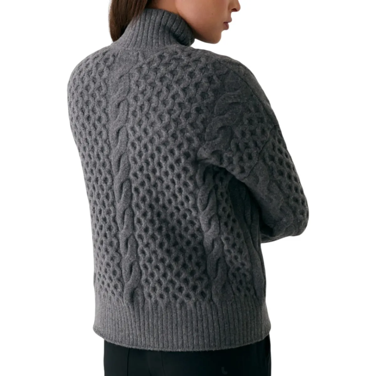 Lolë Sweaters|Shirts<Women's Camila 1/2 Zip Sweater Medium Grey Heather