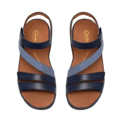 Clarks Casual Shoes|Sandals And Mules<Women's Cecily Mix Sandals Blue Combination