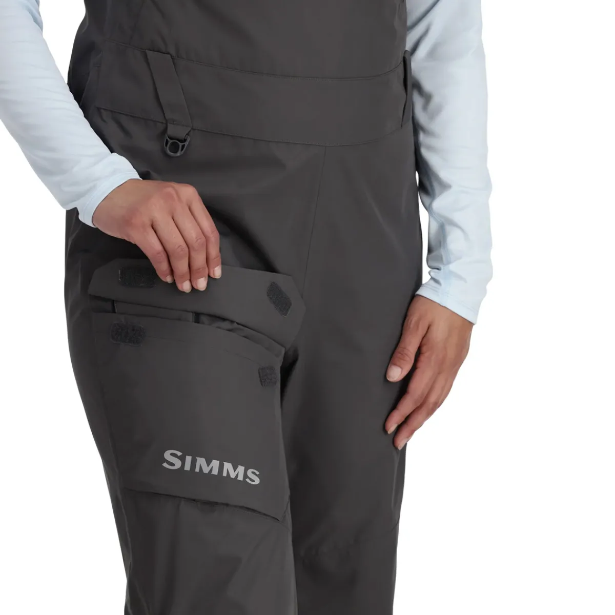 Simms Waders And Wading Boots|Fishing Shirts And T-Shirts<Women's Challenger Fishing Bib Slate