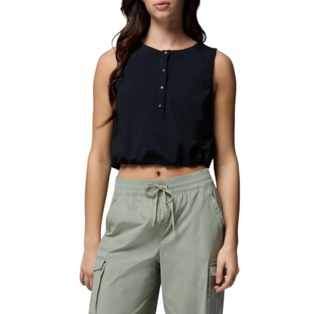 Columbia Sweaters|Shirts<Women's Chill Creek™ Woven Tank Top Black