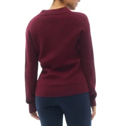 Fig Clothing Sweaters|Shirts<Women's Cima Long Sleeve Polo Twinberry