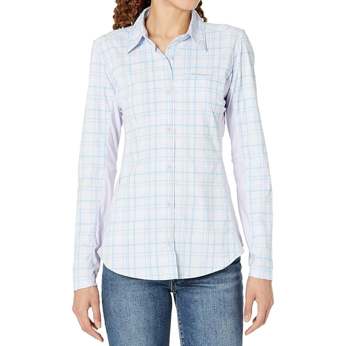 Columbia Sweaters|Shirts<Women's Claudia Ridge Long Sleeve Shirt Purple Tint