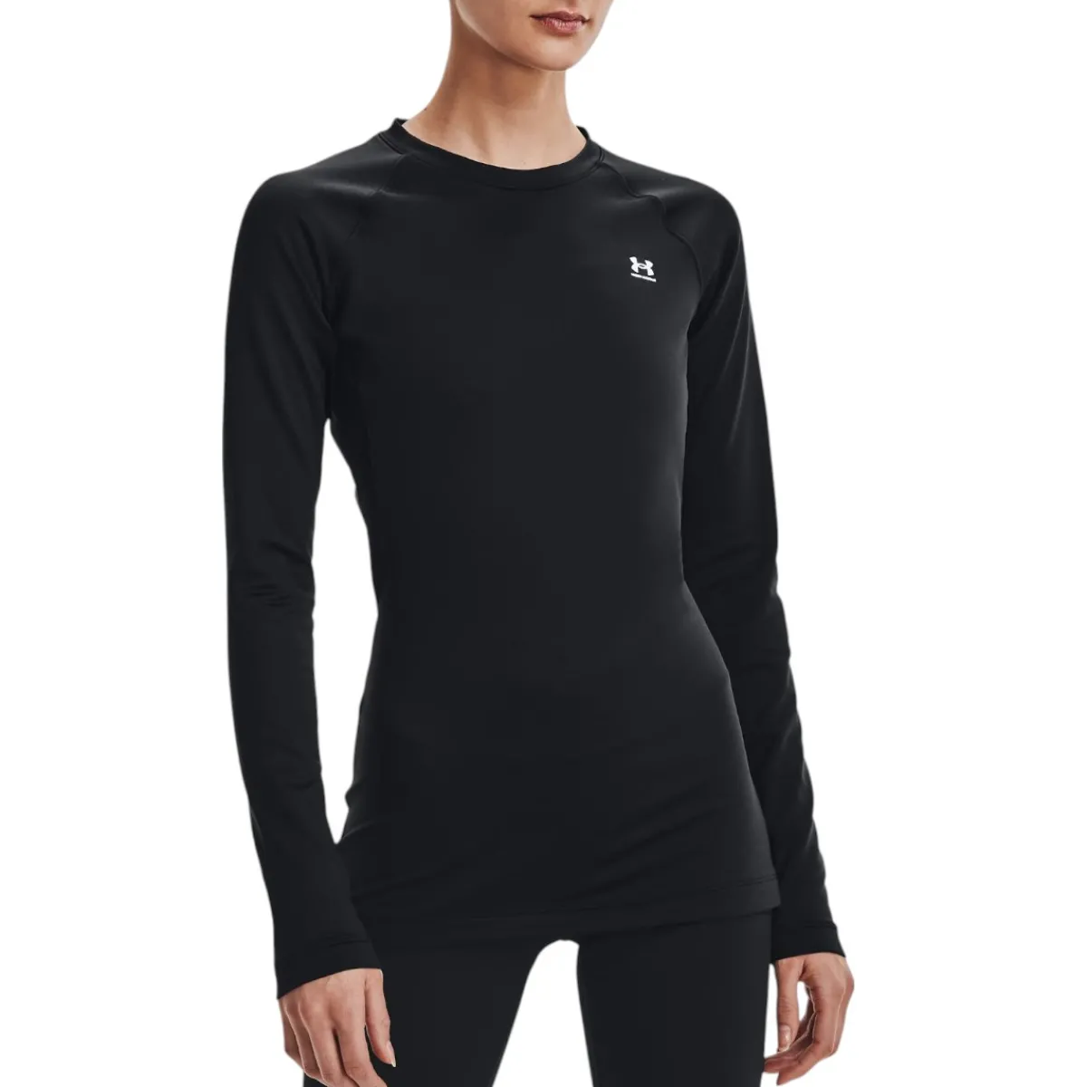 Under Armour Sweaters|Shirts<Women's ColdGear Authentics Shirt Black / White