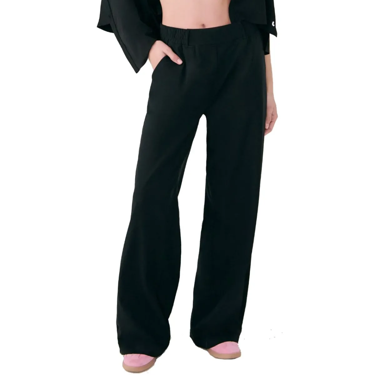 Lolë Sweaters|Shirts<Women's Connect Wide Leg Pants Black
