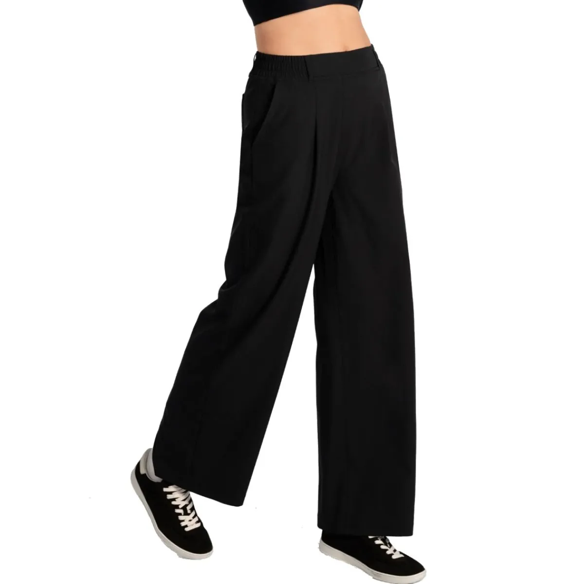 Lolë Sweaters|Shirts<Women's Connect Wide Leg Pants Black