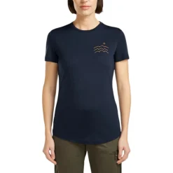 Icebreaker Sweaters|Shirts<Women's 125 Cool-Lite Merino Blend Sphere III T-Shirt Midnight Navy
