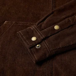 Hooké Waders And Wading Boots|Fishing Shirts And T-Shirts<Women's Corduroy Pile Work Jacket Dark Brown
