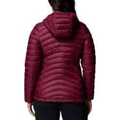 Columbia Insulated Jackets|Windbreaker Jackets<Women's Corelite™ Down Hooded Jacket Rich Wine