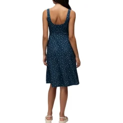 Prana Sweaters|Shirts<Women's Corrinne Short Dress Bluff Blue Spring Fling
