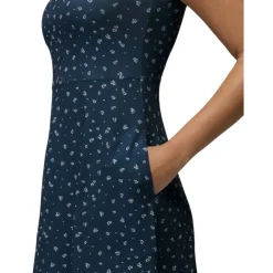 Prana Sweaters|Shirts<Women's Corrinne Short Dress Bluff Blue Spring Fling