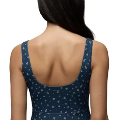 Prana Sweaters|Shirts<Women's Corrinne Short Dress Bluff Blue Spring Fling