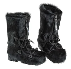 Nakiuk Casual Shoes|Sandals And Mules<Women's 47021 Cow Fur Boots Black